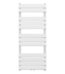1200X500 - 593 Watt HANDDOEK RADIATOR MIDDEN AANSLUITING WIT