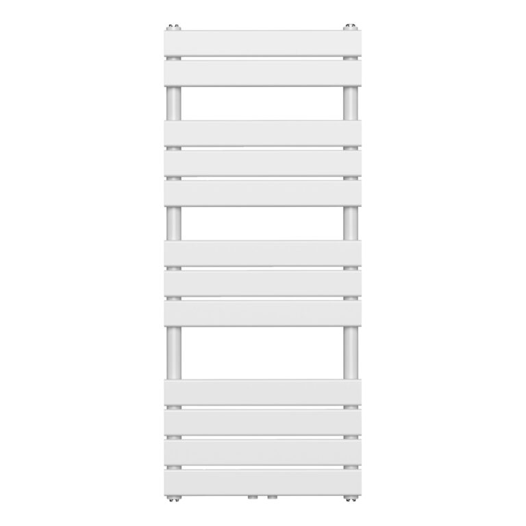 1200X500 - 593 Watt HANDDOEK RADIATOR MIDDEN AANSLUITING WIT