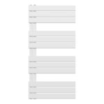 1200x600 - 681 Watt Handdoekradiator Links Aansluiting/Comb - Wit