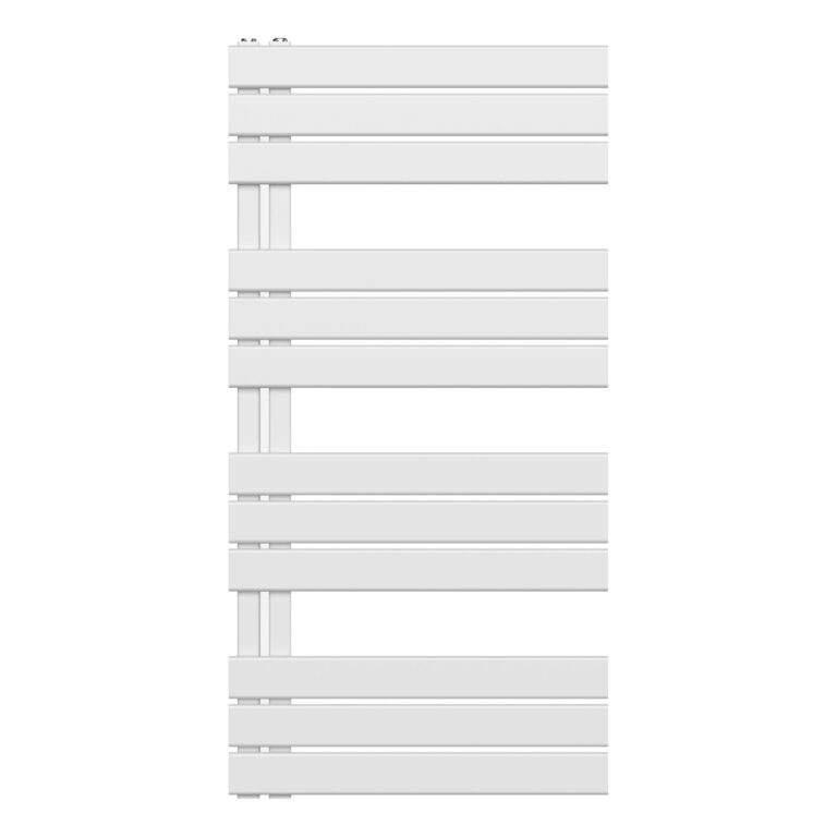 1200x600 - 681 Watt Handdoekradiator Links Aansluiting/Comb - Wit