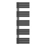 1600X500 - 755 Watt HANDDOEK RADIATOR LINKS AANSLUITINGCOMB- ZWART