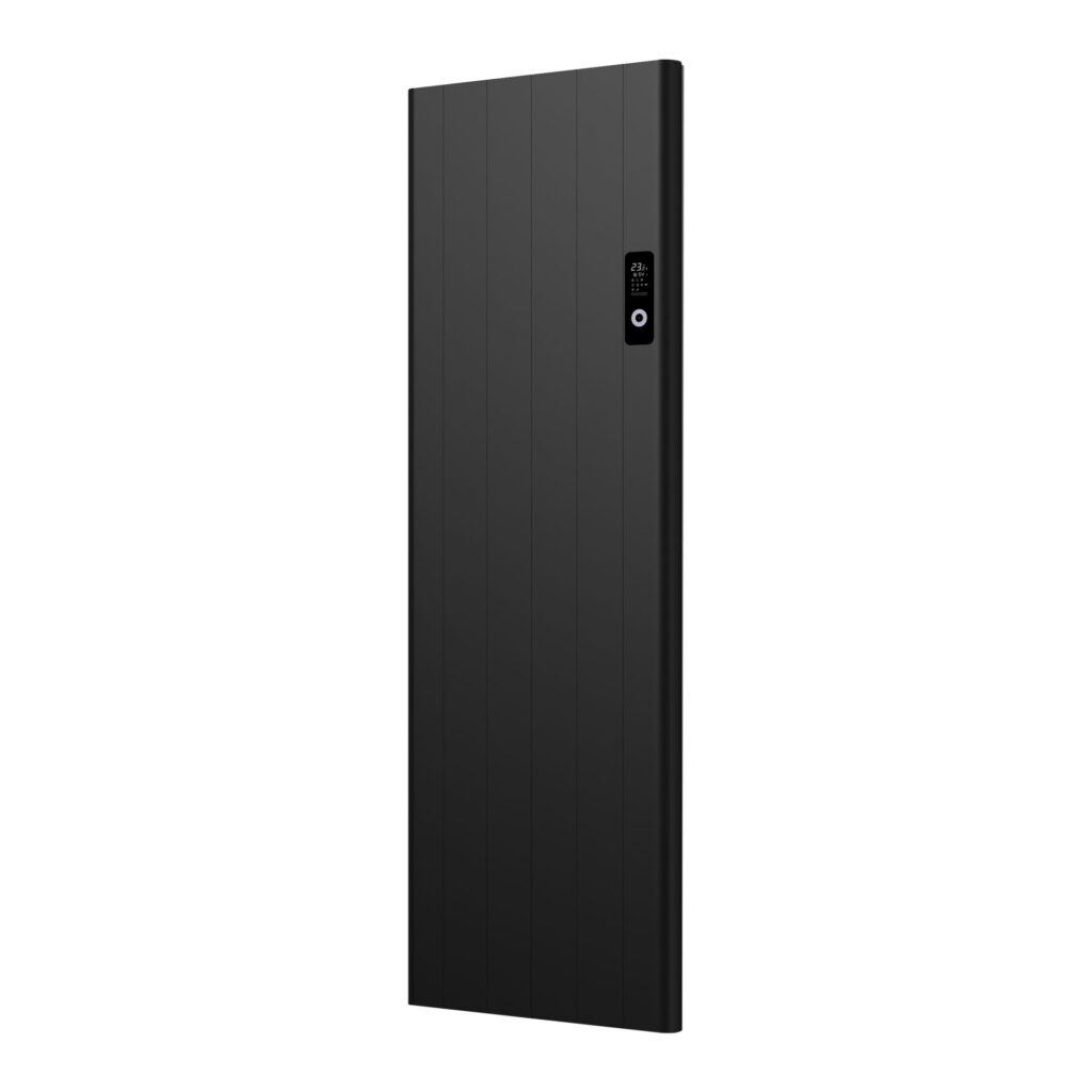 55 x 160 CM - 2000W ELEKTRISCHE RADIATOR ZWART MUUR MET STEKKER+ WIFI PROGRAM
