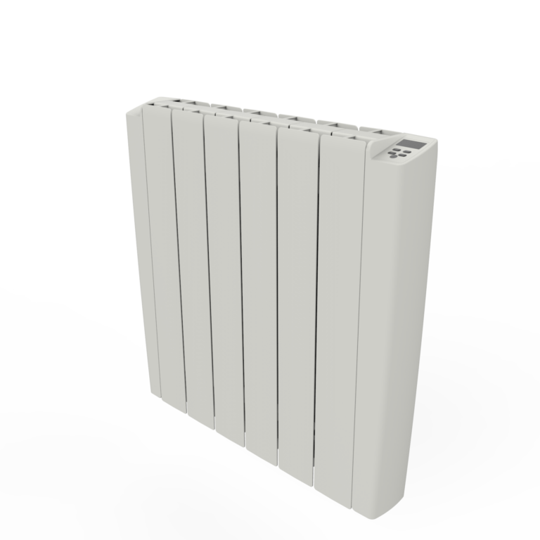 58 x 108 CM - 2000W ELECTRISCHE RADIATOR MUUR WIT MET STEKKER EN AFSTANDSBEDIENING ANTRACIETGRIJS