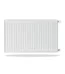 90 x 180 cm - 5174 Watt T22 | MAX 4 paneelradiator geribbelde voorzijde wit