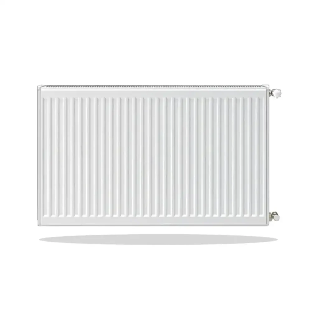 90 x 60 cm - 2595 Watt T33 | MAX 4 paneelradiator geribbelde voorzijde wit