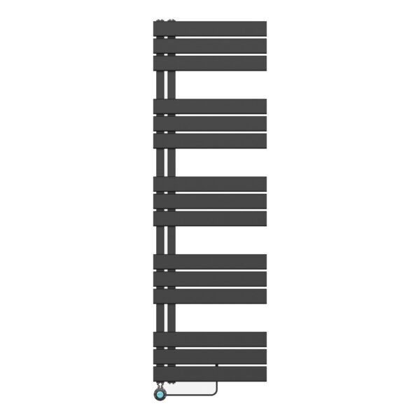 Handdoekradiator Elektrische Links Aansluiting/Comb - Zwart 160x50 cm - 755w