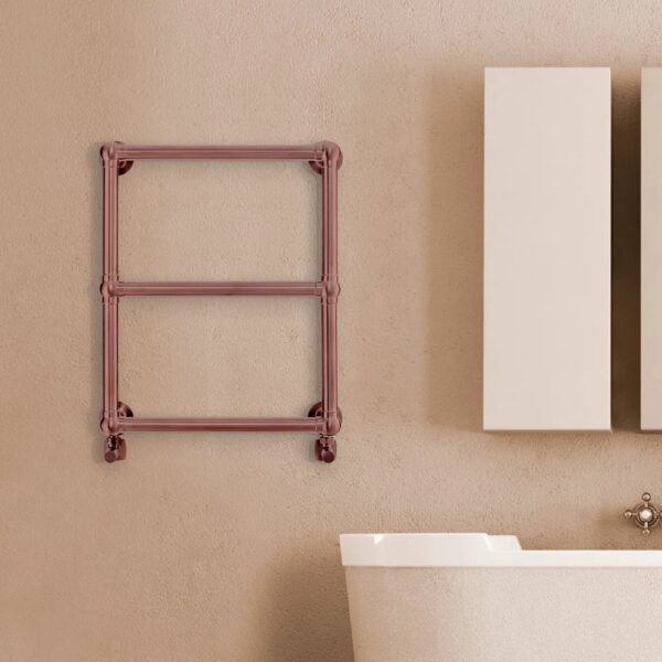 Bianca Geborsteld Koper Designradiator