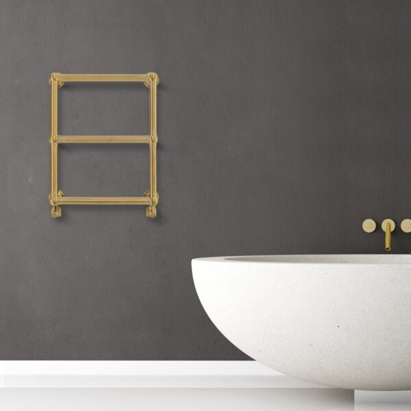 Bianca Geborsteld Brass Gold Designradiator