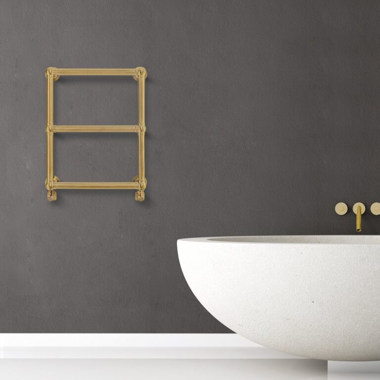 Bianca Geborsteld Brass Gold Designradiator