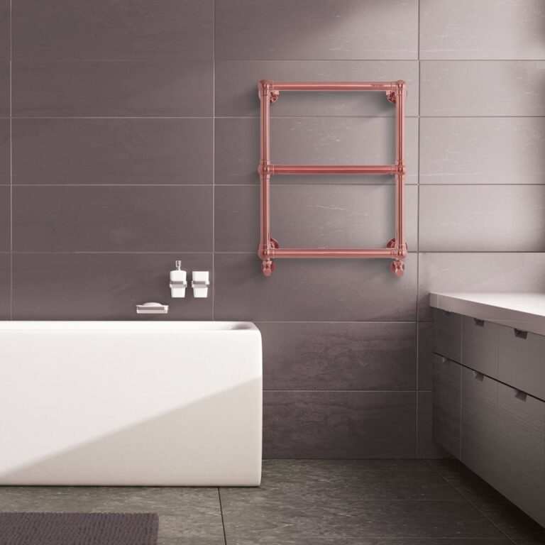 Bianca Glanzend Koper Designradiator