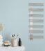 120x50 cm RVS Designradiator Geborsteld Mat Inox Storm