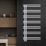 120x50 cm RVS Designradiator Glanzend Chroom Storm