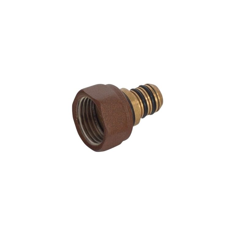 Onix - Azur Pex Aansluitadapter Ø16 x 2 mm Sepia