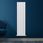 180x37 cm Mimosa Verticale Witte Aluminium Radiator Standaard Aansluiting
