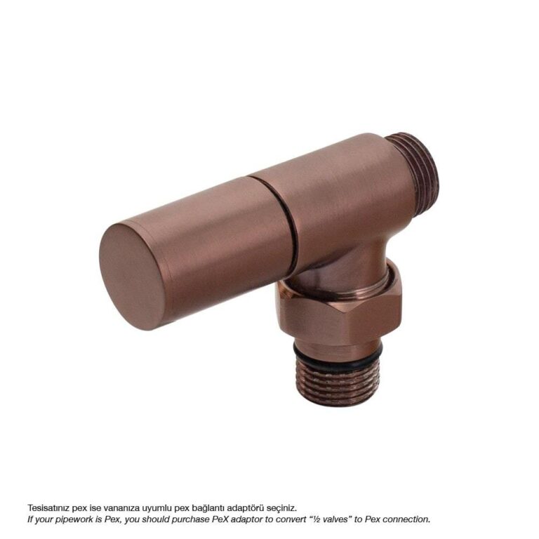 Onix Hoek Ventiel ½ PPRC Compatibele Geborsteld Koper Kleur