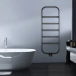 Spin Geborsteld Mat Inox Glanzend Zwart Chroom Designradiator