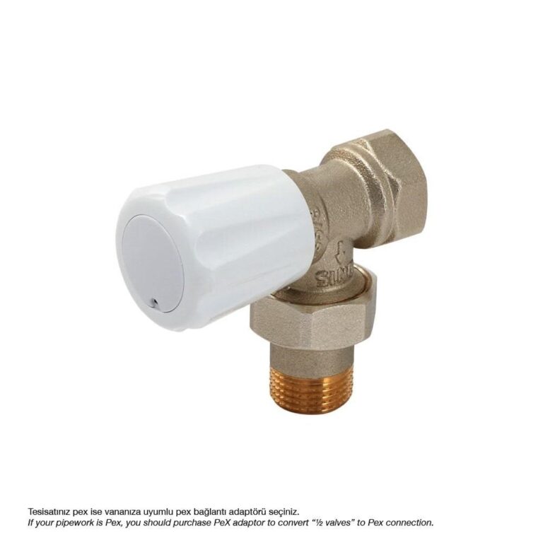 Tempo Hoek Ventiel ½ PPRC Compatibel Wit