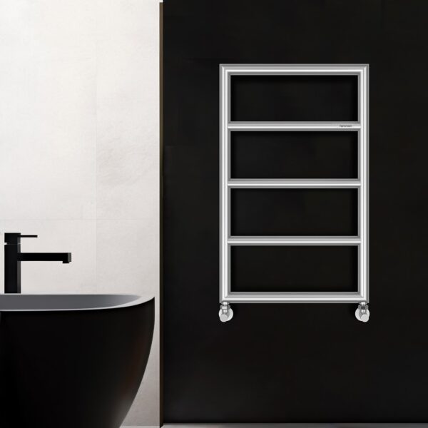 Trendy Geborsteld Mat Inox RVS Designradiator