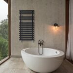 75x50 cm Troya Night Black Designradiator