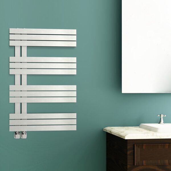 77x50 cm Neo Geborsteld Mat Inox RSV Designradiator
