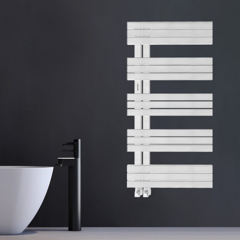 98x50 cm Neo RVS Glanz Designradiator