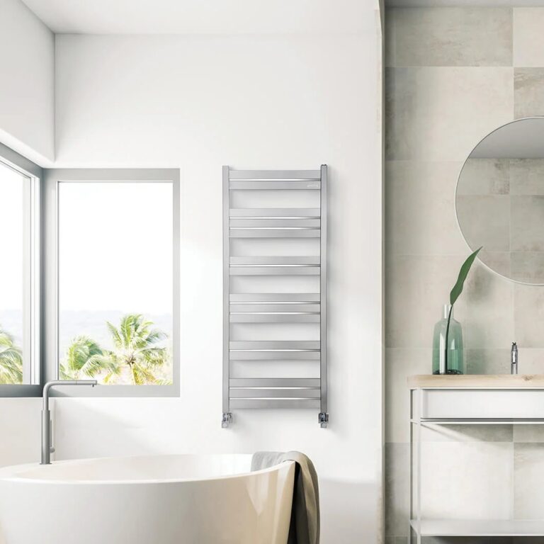 Adonis Geborsteld Glanzende Designradiator