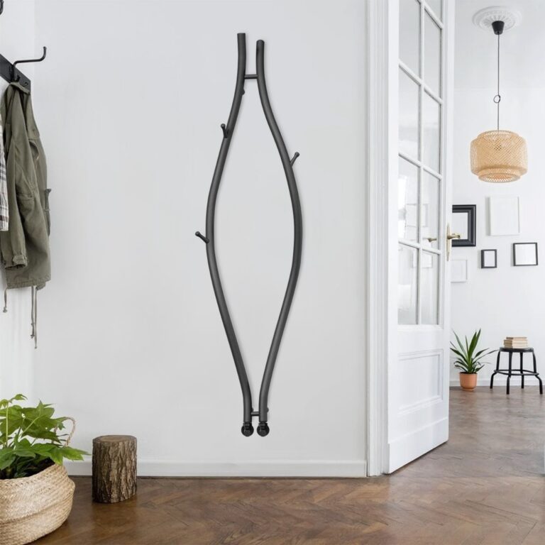 120x32 cm Flake Y Designradiator Night Black