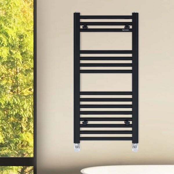 Alya Zwart Veelbuizige Designradiator