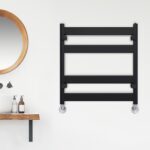 Aluminium Designradiator Lavin Mat Zijde Zwart