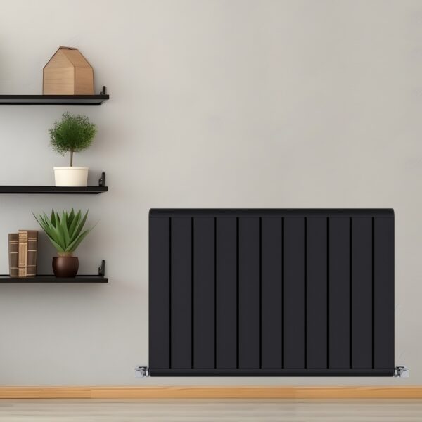 Armoni Ruwe Zwart Aluminium Radiator