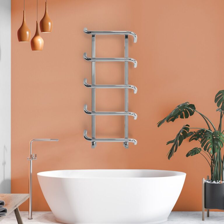 100X50 cm RVS Glanzende Designradiator Samos