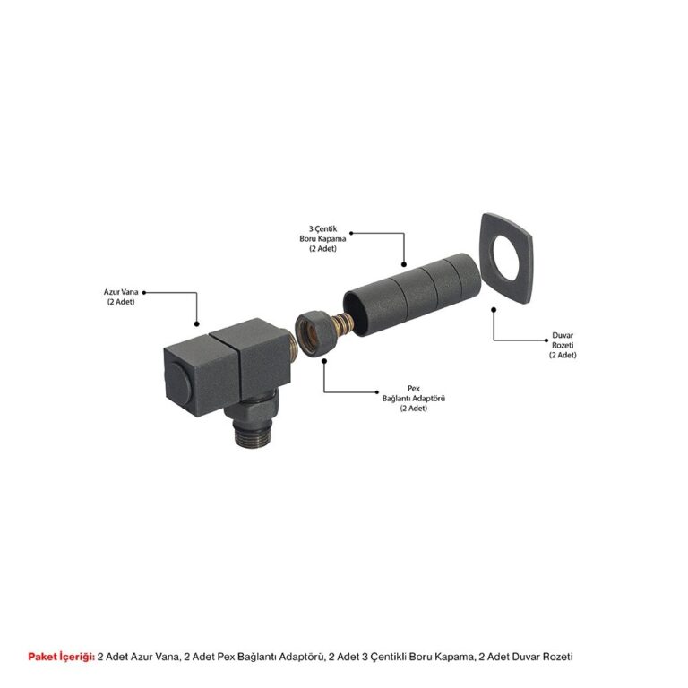 Azur Hoek Night Black Ventiel Pakket