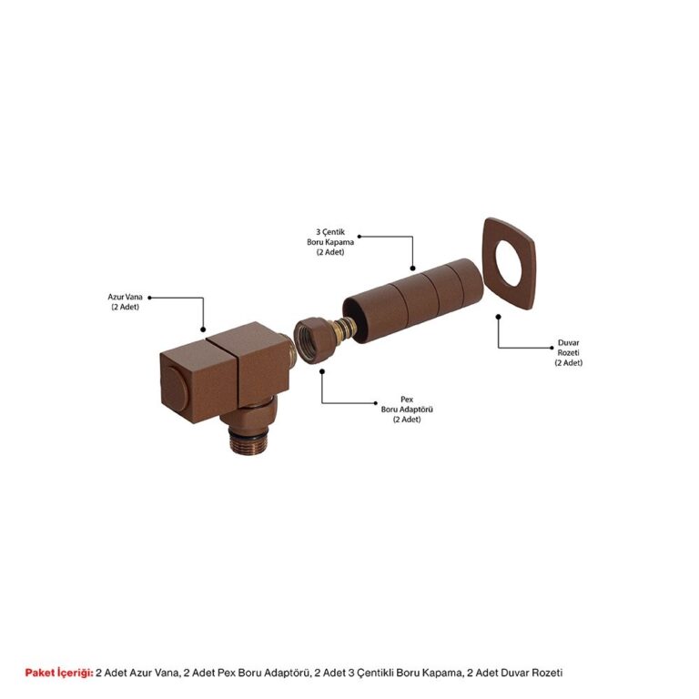 Azur Hoek Sepia Ventiel Pakket