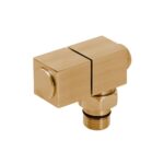 Azur Hoek Ventiel ½ PPRC Compatibele Geborsteld Brass Kleur