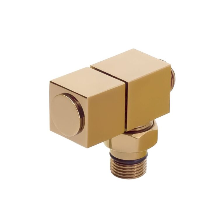 Azur Hoek Ventiel ½ PPRC Compatibel Glanzend Brass Gold Kleur
