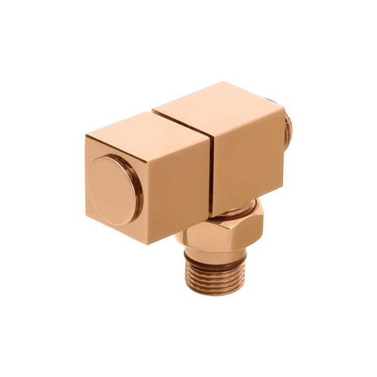 Azur Hoek Ventiel ½ PPRC Compatibel Glanzend Brons Kleur