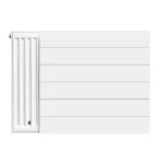 Vlakke Voorplaat Met Lijn 60x180 cm