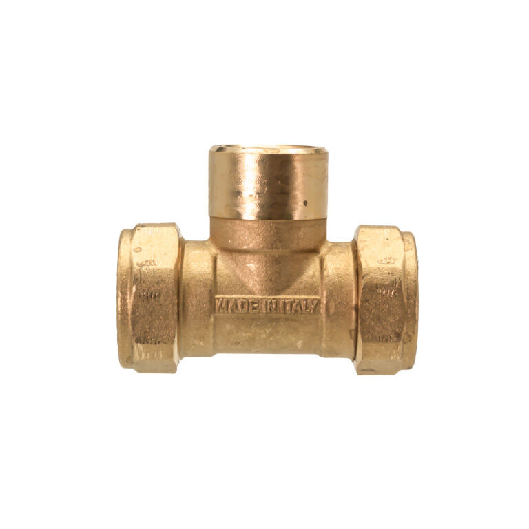 Biconisch Tstuk Messing 3251 15x3/4VRx15