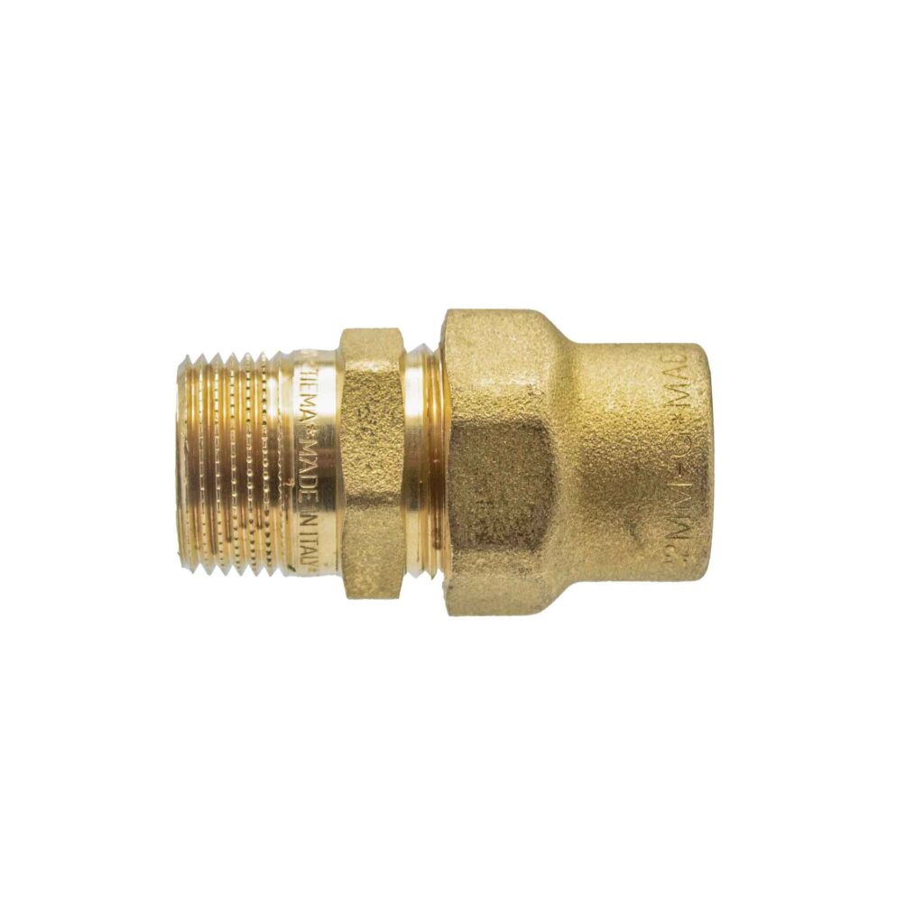 Rechte Gaskoppeling Bicoon BG271 1"Mx28