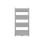 120x60 cm - 414 Watt Handdoekradiator Midden Aansluiting Geborsteld Gunmetal