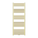 160x60 cm - 557 Watt Handdoekradiator Midden Aansluiting Geborsteld Goud