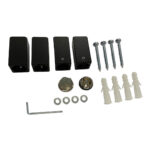Bevestigingset mat zwart tbv sierradiator Tower