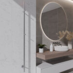 Callista elektrische staafhanddoekradiator 60 Watt 150 cm chroom - Afbeelding 2