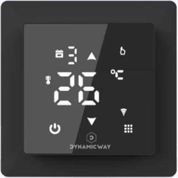 Dynamic Way wifi klokthermostaat vloerverwarming + cv zwart