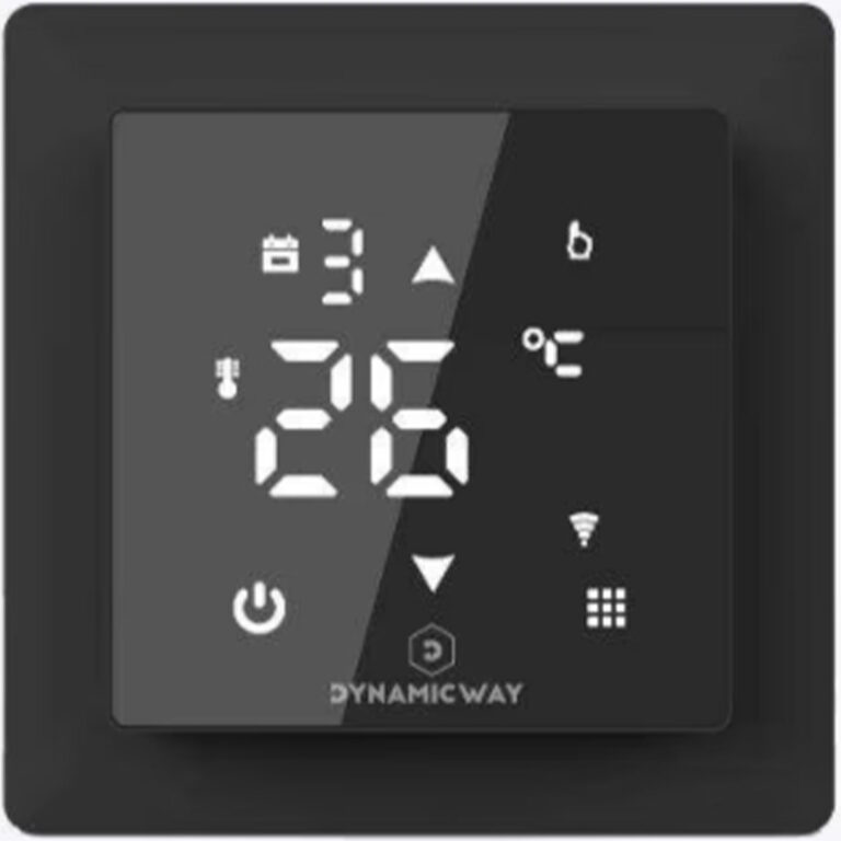 Dynamic Way wifi klokthermostaat vloerverwarming + cv zwart