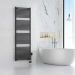 Elara elektrische radiator Smart WiFi 181,7 x 60 cm mat zwart - Afbeelding 2