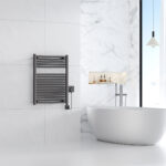 Elara elektrische radiator Smart WiFi 76,6 x 60 cm gunmetal - Afbeelding 2