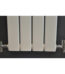Luxe radiator aansluitset haaks chroom