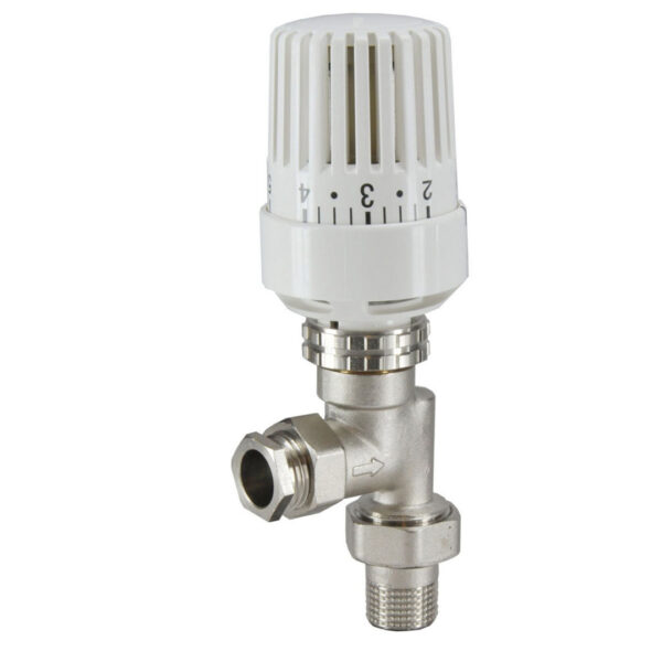 Thermostatische radiatorventiel 1/2''x15 mm axiaal