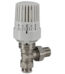 Thermostatische radiatorventiel 1/2''x15 mm haaks